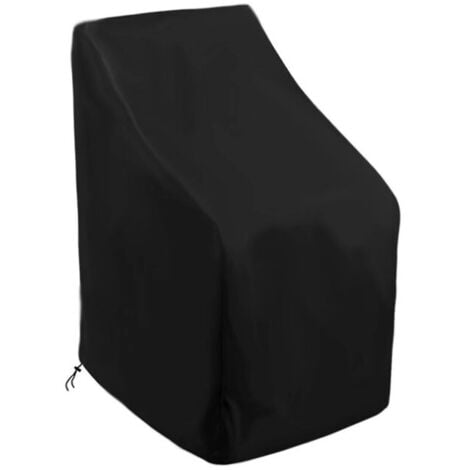 Housse Chaise de Jardin Imperméable 65cm×65cm×80/120cm,210D Oxford Housse Protection pour Chaises Empilables Couverture Chaise Jardin Extérieur Housse de Fauteuil Jardin Empilables GROOFOO