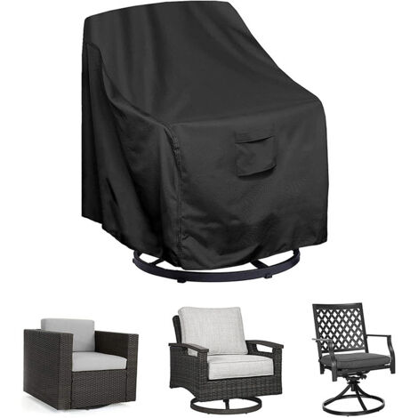 Housse Chaise Jardin, Housse de Protection pour Chaise, Housse Fauteuil Jardin Exterieur, Protecteur de Chaise en Tissu Oxford 210d, Imperméable, Coupe-Vent, Résistant au Froid