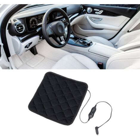 Housse chauffante en Graphene pour siège 12V 2 niveaux chauffage rapide 3s jusqu'à 65°C taille 44x44cm avec contrôleur