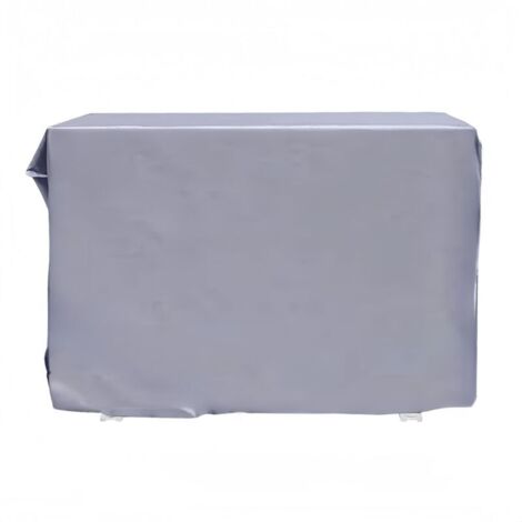 Housse Climatiseur Extérieur, Plus épaisse Climatiseur Protection Extérieure, Anti Poussière Anti Neige Imperméable Résistant Au Soleil Housse Climatiseur Protection, Gris(86 32 56cm)