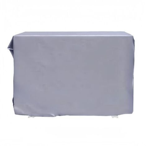 Housse Climatiseur Extérieur, Plus épaisse Climatiseur Protection Extérieure, Anti Poussière Anti Neige Imperméable Résistant Au Soleil Housse Climatiseur Protection, Gris(86 32 56cm)