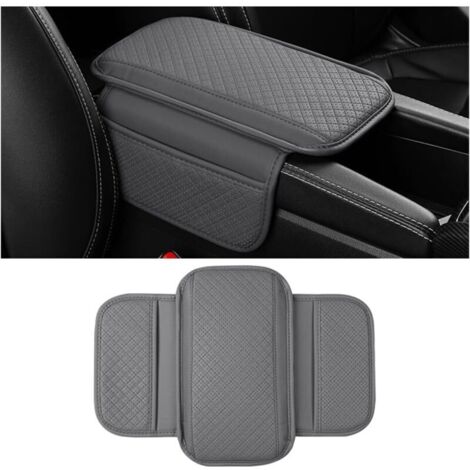 Housse Console Centrale Voiture, Accoudoir Voiture Universel Coussin, Coussin De Console Centrale De Automobile, Housse Pour Accoudoir Central Pour La Plupart Des Véhicules(Gris)