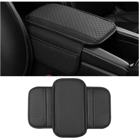 Housse Console Centrale Voiture, Accoudoir Voiture Universel Coussin, Coussin De Console Centrale De Automobile, Housse Pour Accoudoir Central Pour La Plupart Des Véhicules(Noir)