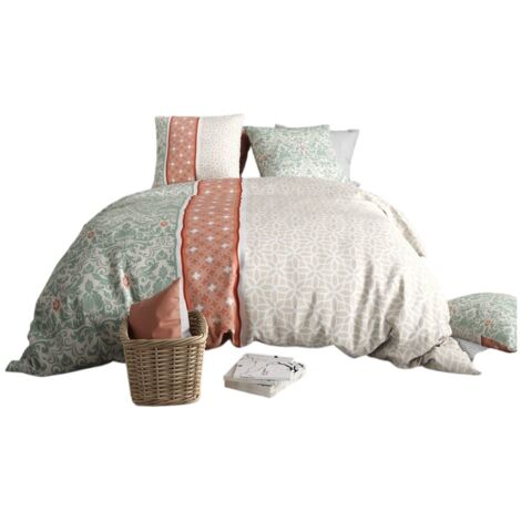 Housse couette + 2 taies 260 x 240 cm Arabesque