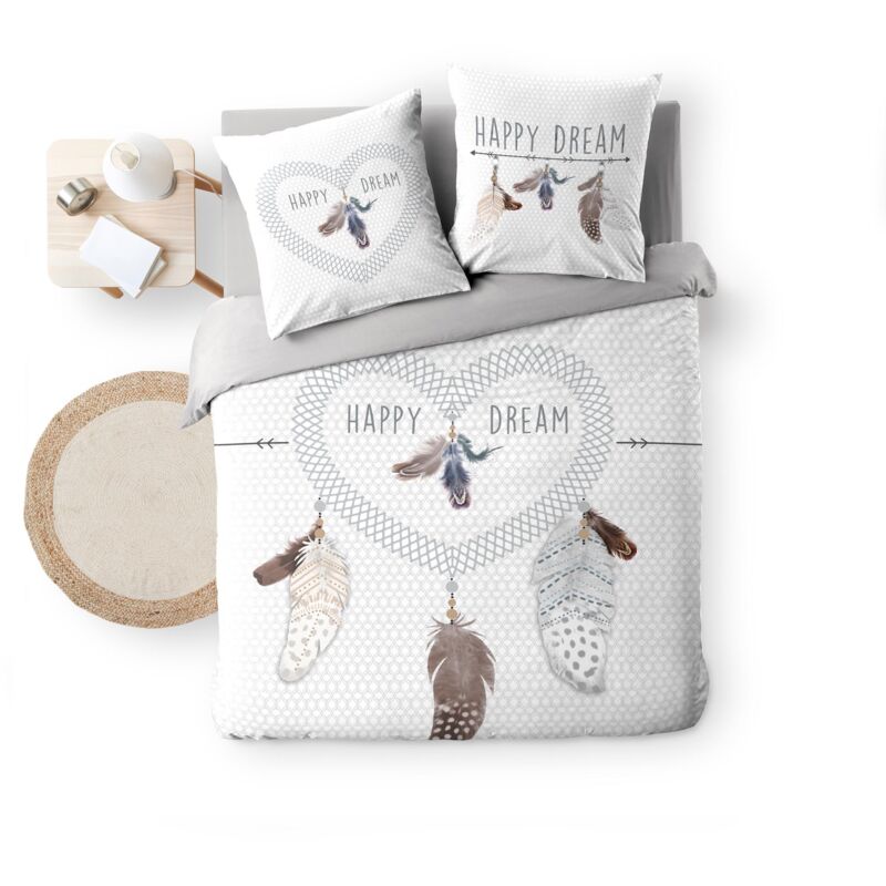 Housse couette + taies 220 x 240 cm Happy Dreams
