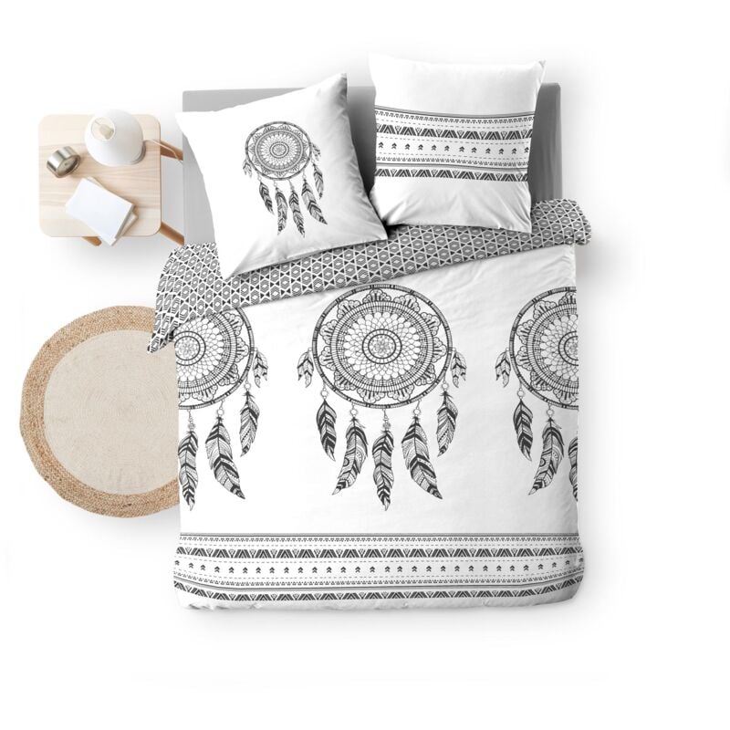 Douceur D'intérieur - Housse couette + taies 220 x 240 cm Reve Indien