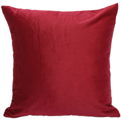 Housse Coussin 45x45 Microfibre Premium Lot de 1 Taie d'oreiller pour Coussins Canapé/Lit Tissu Super Doux Resistant et Lavable Hypoallergénique Anti-Acariens avec Fermeture éclair Invisible