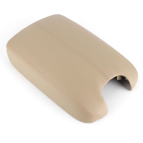 Housse d'accoudoirs, couvercle de console centrale anti-rayures pour remplacement de voiture 2008-2012 (Beige).