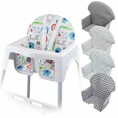 Housse d'assise pour chaise haute bébé enfant gamme Délice - Jungle - Monsieur Bébé