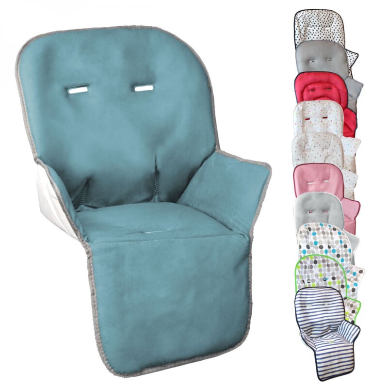 Monsieur Bébé - Housse d'assise pour chaise haute bébé enfant gamme Ptit - Malo
