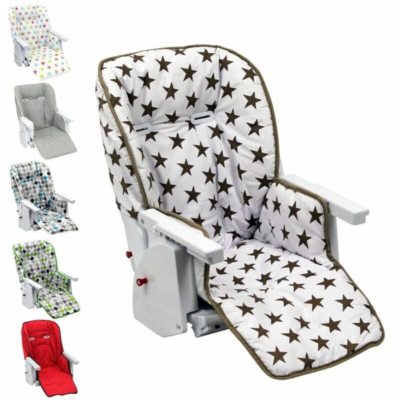 Housse d'assise pour chaise haute bébé enfant gamme Ptit  Ptit Stars