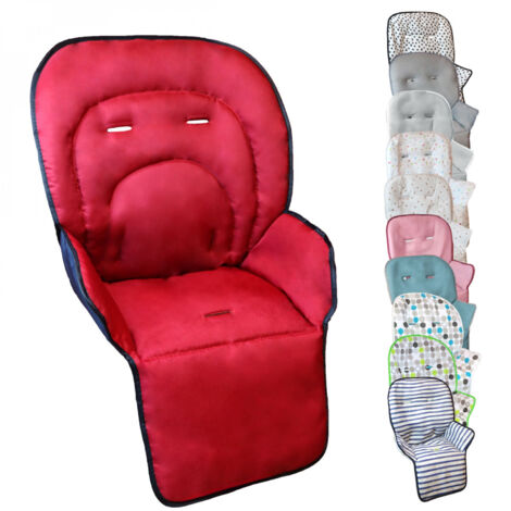 Housse d'assise pour chaise haute bébé – Rembourrage 100% polyester – Lavable en machine – Compatible avec chaises hautes Ptit – Monsieur Bébé