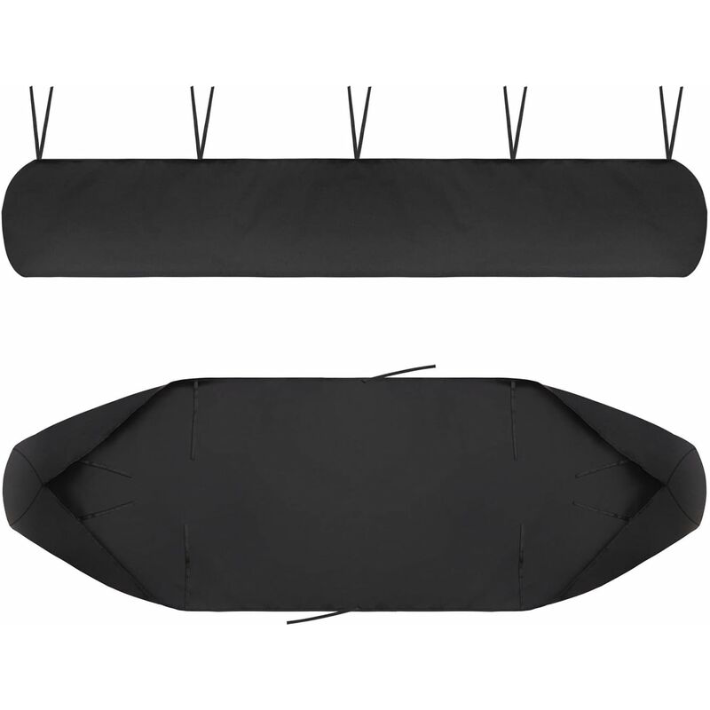 Housse de Auvent Jardin Protection (5M Noir), BâChe Sac de Rangement 210D Oxford Contre Les UV Anti-poussière étanche Contre la Neige et la Pluie en