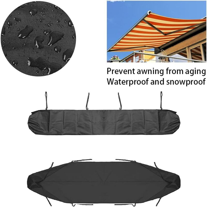 Housse de Auvent Jardin Protection, BâChe Sac de Rangement Oxford Contre Les UV Anti-poussière étanche Contre la Neige et la Pluie en Hiver, pour