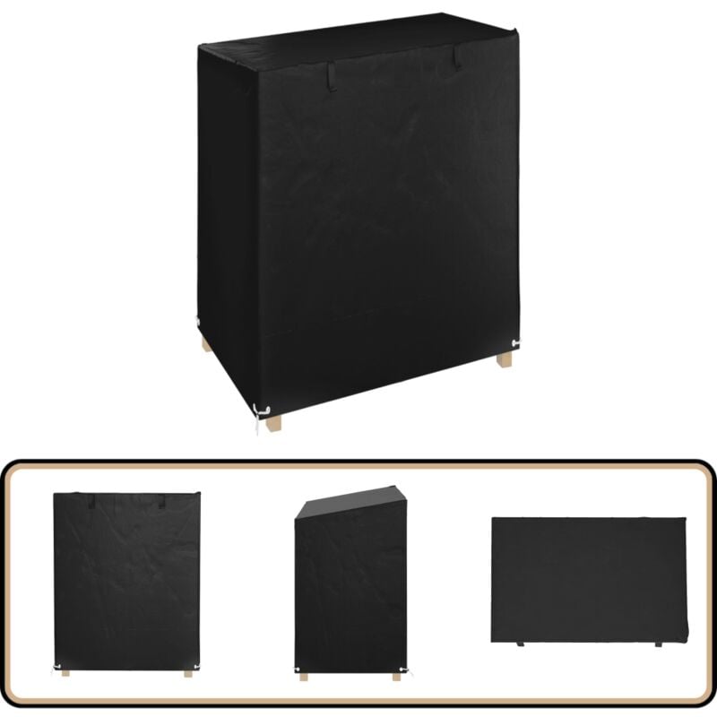 Housse de balancelle 8 œillets 125x90x135/165 cm pe - Housses De Meubles D'extérieur - Housse De Balancelle - Protection Mobilier Extérieur
