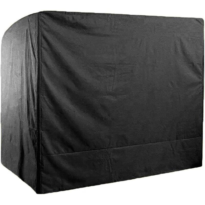 Groofoo – Housse de balancelle de jardin 3 places imperméable 220x175x125cm – 190T polyéthylène résistant aux intempéries – Protection anti-UV et vent