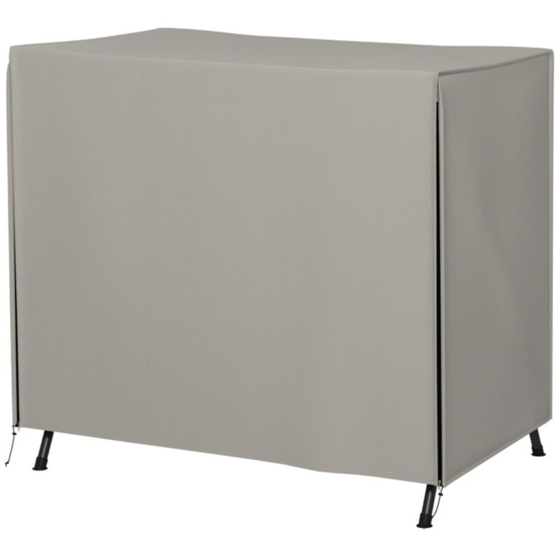 Housse de balancelle imperméable, protection solaire. Tissu Oxford gris 177x114x152cm pour jardin. Durable et ajustée