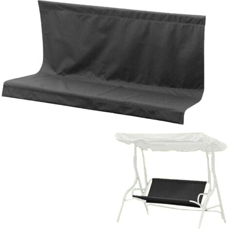 Housse de balançoire de jardin en tissu imperméable Oxford 600D, 148 x 100 cm, housse de rechange pour balançoire extérieure, housse de jardin de rechange anti-UV/pluie