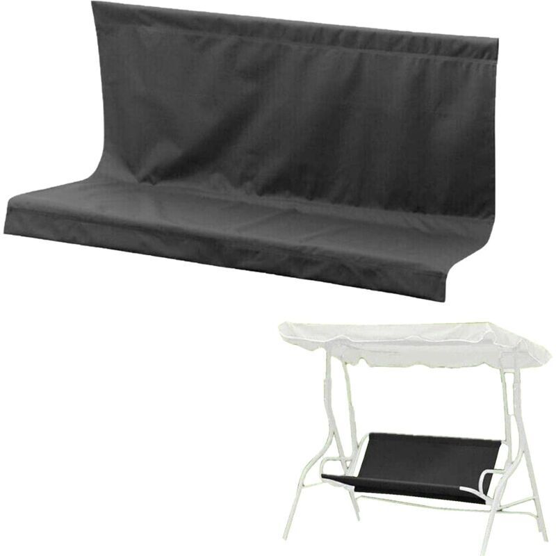 Housse de balançoire de jardin en tissu imperméable Oxford 600D, 148 x 100 cm, housse de rechange pour balançoire extérieure, housse de jardin de
