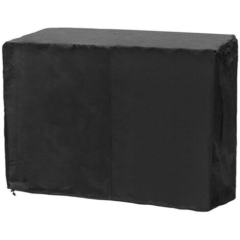 Housse de barbecue 120x60x90cm – Toile Oxford 210D – Imperméable et anti-UV – Système d'attache avec cordon et œillets – Sac de rangement inclus