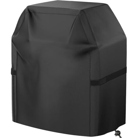 Housse de barbecue, 40 pouces, pour petit barbecue à gaz, imperméable, résistante aux intempéries, aux UV et à la décoloration, avec sangles auto-agrippantes, noire