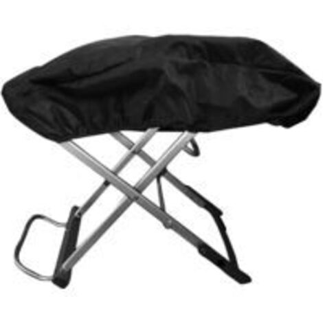 Housse de barbecue et plancha 105 x 49 x 102 cm 210D Anti-UV imperméable résistante à l'humidité Noir