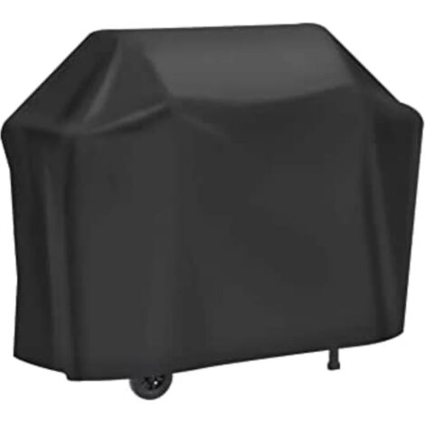 Housse de barbecue et plancha, Housse Bâche Résistante de 210D Oxford Protection BBQ Couverture de Grill Anti-UV/Anti-l'eau/Anti-l'Humidité (145* 61 * 117cm)