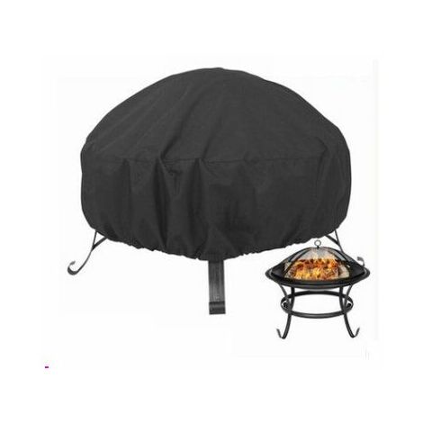 Housse de barbecue et plancha Housse De Protection Pour Braséros Ø 85 X 40 Cm Imperméable,Housse Brasero Résistant Aux Uv,Résistant À La Déchirure, Tissu Oxford 210d Housse Pour Foyer Barbecue