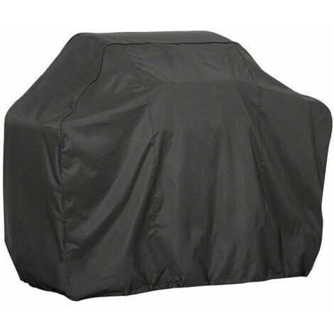 Housse de barbecue et plancha,La housse de gril est fabriquée en tissu Oxford 210D, plaqué argent noir, imperméable, durable, indéchirable et anti-poussière, convient pour barbecue, gril à ga
