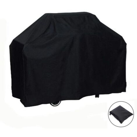 Housse de Barbecue Étanche Extérieur Tissu Oxford 210D Résistant Anti-UV 100x60x150cm