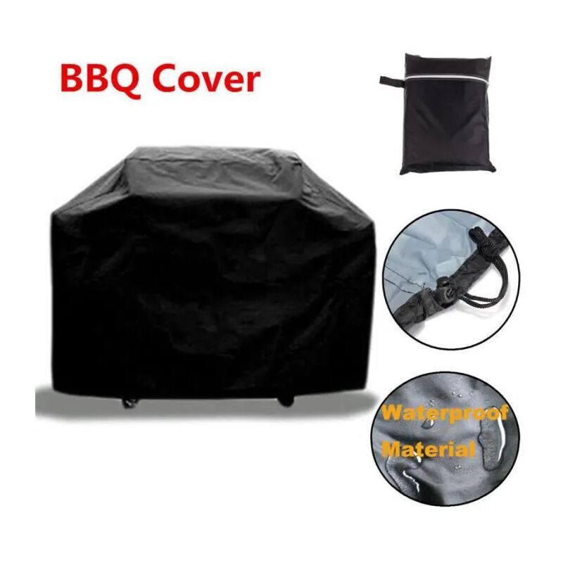Housse de barbecue étanche pour extérieur Protecteur de barbecue pour barbecue à gaz Extérieur 145 x 61 x 117 cm