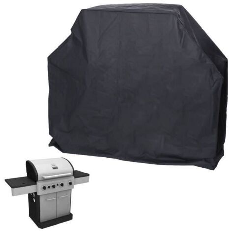Housse de barbecue extérieur - étanche, anti-poussière/pluie, accessoire pour grill, 170x60x117 cm - housse étiquetée