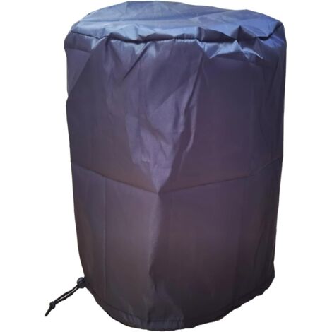 Housse De Barbecue Extérieure Ronde, Résistante À La Pluie Et À La Poussière, 120  90 Cm (Noire)