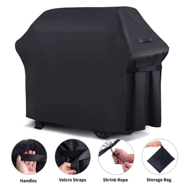 Housse de barbecue, housse de gaz de barbecue imperméable et robuste, résistante aux UV et à la décoloration, protection contre les intempéries,