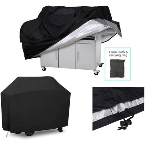 Housse de barbecue imperméable et résistante pour Weber, Brinkmann, taille XL, 190x71x117 cm.