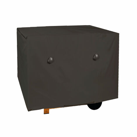 Housse de barbecue l polyester noir 110x58x60 cm