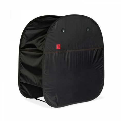 Housse de barbecue Pop'Up en polyester 100g/m² – Dimensions 110x60x120cm – 4 aérateurs pour aération optimale – Housse imperméable – Cov'Up