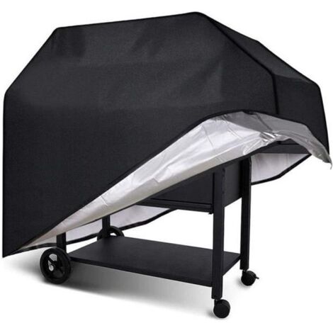 Housse de barbecue rectangulaire XXL 150x100x125 cm en Oxford 210D - Imperméable, anti-poussière, anti-UV et anti-vieillissement.
