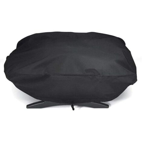 Housse de barbecue Weber 7110 Q1000 Series - Housse de protection anti-poussière et imperméable - Coupe-vent, résistante aux UV et aux déchirures - 67,1 x 44 x 32 cm Accessoire pour grillage