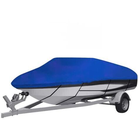 Housse de bateau Bleu 530x133x40 cm