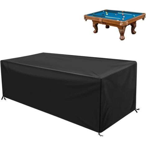 Housse de billard 7 pieds – Tissu Oxford 420D imperméable – Protection totale anti-UV et vent – Dimensions 225x116x82cm