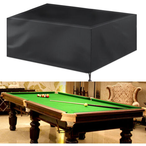 Housse de billard noire, 2,13 m (7 pi), protection intégrale
