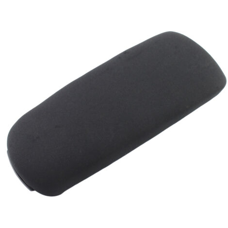 Housse de boîte d'accoudoir de voiture en tissu noir adapté à Audi