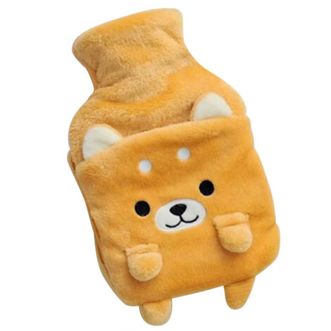 Housse de bouillotte en peluche Shiba Inu mignon - Housse de bouillotte en peluche Shiba Inu mignon