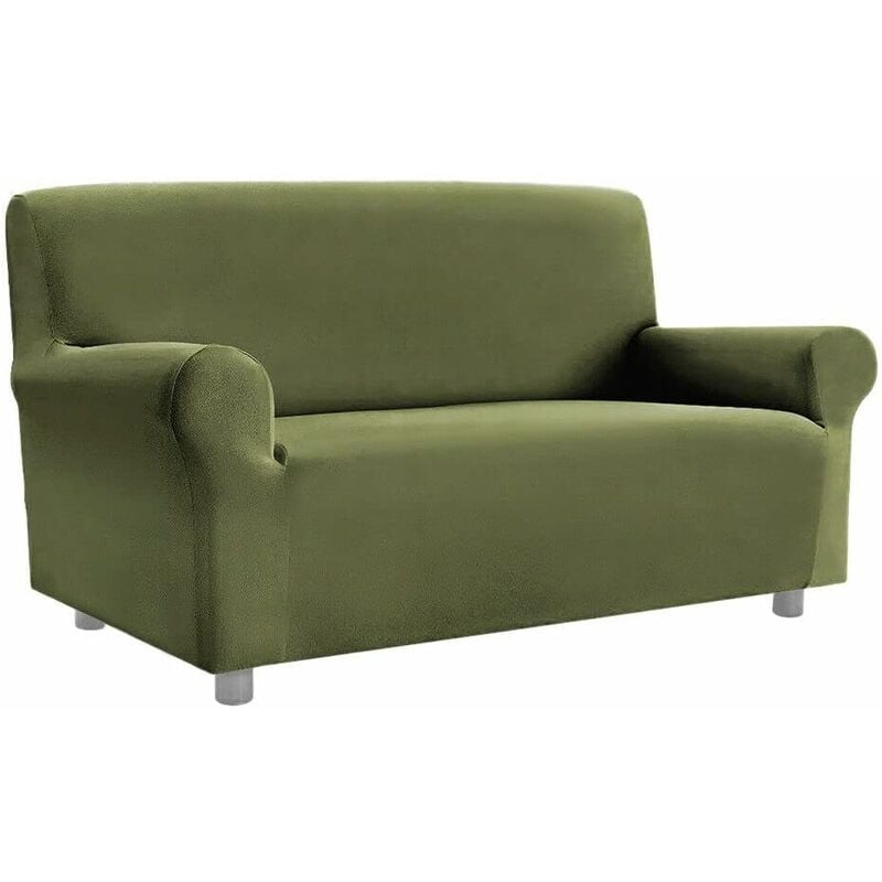 Emmevi Mv S.p.a. - Housse de Canapé Extensible Universelle Avec Armchair Accoudoirs Save Sofa Vert - 2 Places