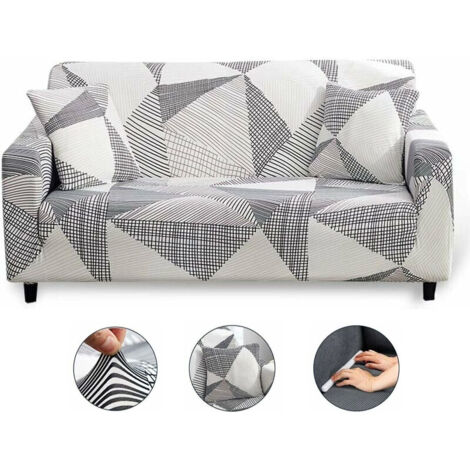 Housse de canapé 3 Places Housse Canape Extensible  avec Accoudoirs Housse de Canapé Elastique Couvre Canapé Univers Magique Housse Protection pour Canapé Antidérapante