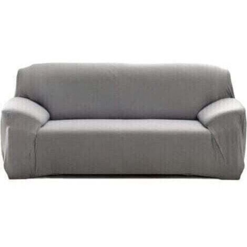 Housse de canapé 3 places Super stretch Gris 180 à 240cm