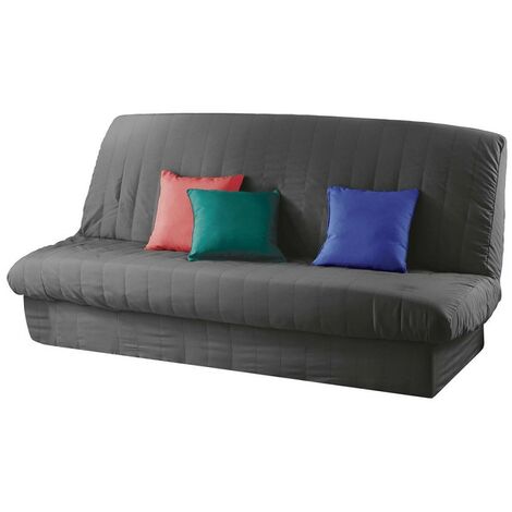 Housse de canapé clic-clac 120-140 cm – 100% polyester – Longueur 185-200 cm – Lavable en machine à 30°C – L3C