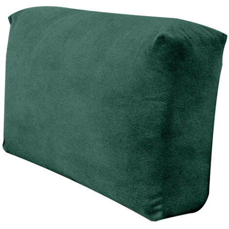 Housse de canapé COUSSIN DE DOSSIER, CANAPÉ D'ANGLE velours, vert bouteille