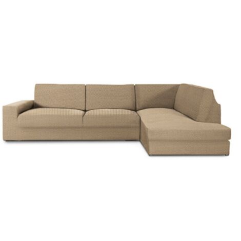 Housse de canapé d'angle droit Jaz beige 350-500
